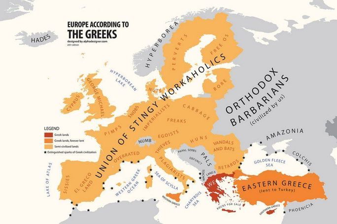 L'Europe, vue par les Grecs