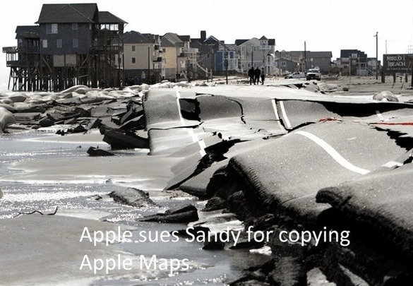 Apple attaque Sandy en justice pour avoir copié les cartes Apple.