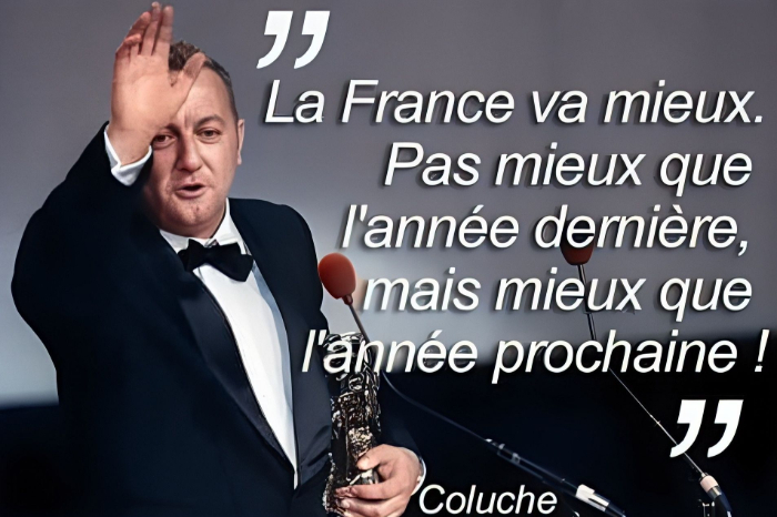 L'optimisme, vu par Coluche