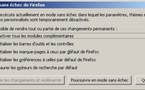 Firefox : Le Safe mode