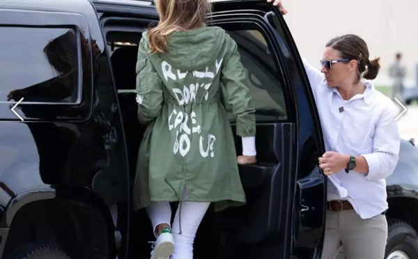 La veste de Mme Trump