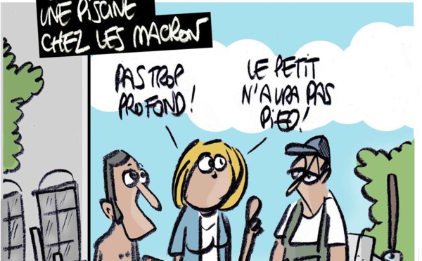 Une piscine pour les Macron de Brégançon