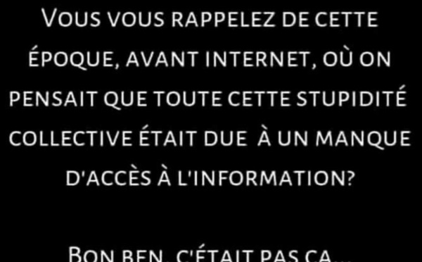 La pensée de la semaine