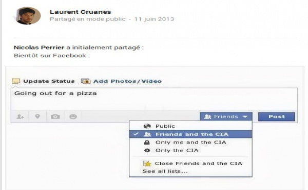 Les nouveaux statuts sur Facebook