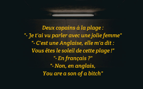 Ah, les langues étrangères...