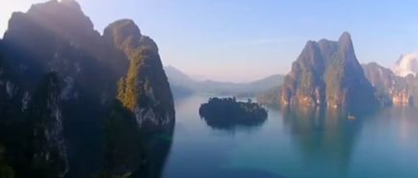 La Thaïlande, vue du ciel