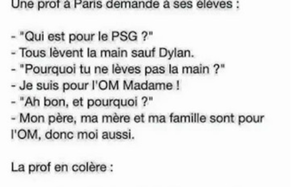 Le PSG et l'OM à l'école