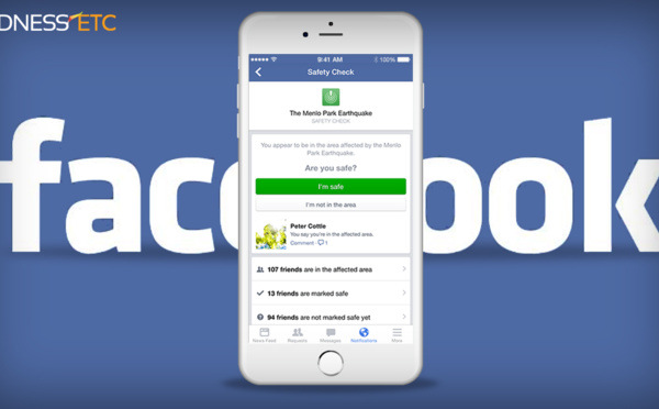 Safety check : une fonction de Facebook pour rassurer ses proches